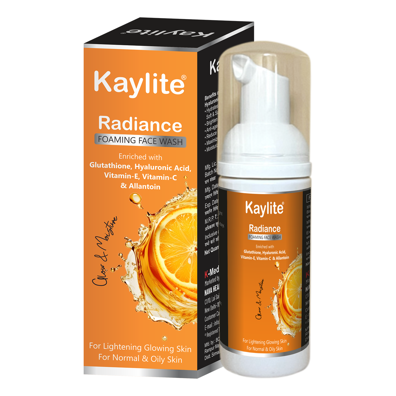 Kaylite Radiance Foaming Face Wash